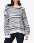 HABITUAL STRIPE BIRDSEYE BACK JACQUARD