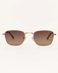 Z SUPPLY FASTLANE SUNGLASSES - GOLD/GRADIENT