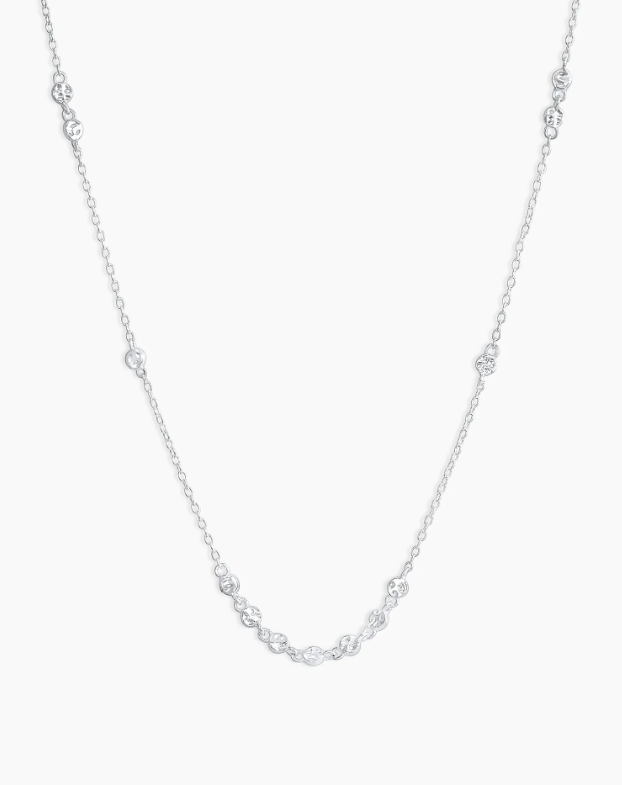 GORJANA CHLOE MINI NECKLACE SILVER – Indigo1
