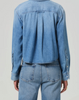 CITIZENS OF HUMANITY BABY SHAY CROPPED SHIRT