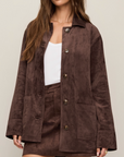 Z SUPPLY DECKER SUEDE CHORE COAT