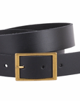 MOST WANTED CLASSIC RECTANGLE BUCKLE LEATHER BELT