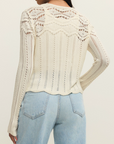 Z SUPPLY ALYCIA CROCHET SWEATER