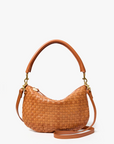 CLARE V WOVEN PETIT MOYEN MESSENGER