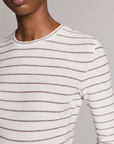 VINCE STRIPE L/S CREW
