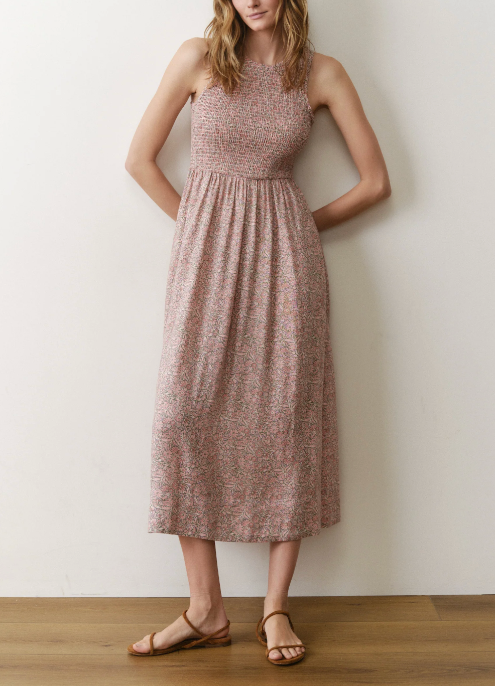 marine layer smocked tiered maxi dress Marine Layer Selene Smocked Tiered Maxi Dress