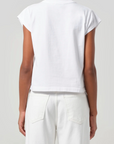AGOLDE BRYCE CAP SLEEVE TEE