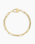 GORJANA HEART PADLOCK BRACELET GOLD