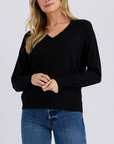 STITCHES + STRIPES OTIS VNECK