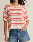 Z SUPPLY PRADO STRIPE SWEATER TEE