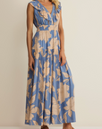 Z SUPPLY MALENE BLOOM FLORAL MAXI DRESS