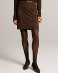 VINCE HIGH WAISTED KNEE LENGTH SKIRT