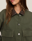 Z SUPPLY REY CROPPED CHORE JACKET