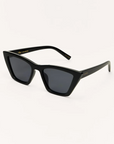 Z SUPPLY VILLA SUNGLASSES BLACK/GREY
