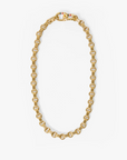 CLARE V LE STORY CHAIN NECKLACE - VINTAGE GOLD
