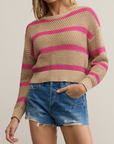 Z SUPPLY BROADBEACH STRIPED SWEATER