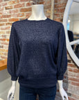 AUTUMN CASHMERE PUFF 3/4 SLEEVE CREW