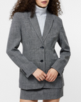 FRENCH CONNECTION OWEN PLAID SUITING BLAZER