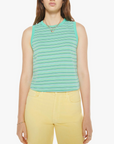 MOTHER THE SILENT TYPE BINDING STRIPED TANK