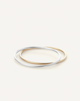 JENNY BIRD DANE BANGLE SET TWO-TONE (M)