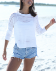 WOODEN SHIPS SHAWN TOP COTTON