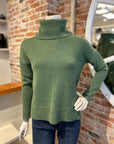ALASHAN CASHMERE BACK ZIP TURTLENECK