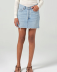 AGOLDE V-WAIST MINI SKIRT
