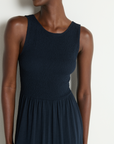 NATION CLEMENTINE MIDI DRESS
