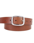 MOST WANTED USA CLASSIC RECTANGLE BUCKLE LEATHER BELT