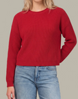 525 AMERICA DAPHNE CROPPED PULLOVER