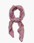 CHAN LUU OVERSIZED EMBROIDERED FLORAL BANDANA