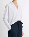 VINCE EASY L/S POLO