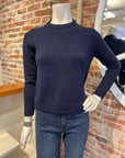 ALASHAN CASHMERE AYLA CROPPED CHUNKY CREW