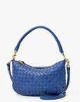 CLARE V WOVEN PETIT MOYEN MESSENGER