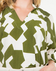 THML GEOMETRIC PRINT TOP