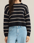 Z SUPPLY ESTERO STRIPE SWEATER