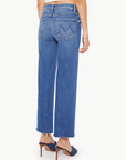 MOTHER THE MID RISE RAMBLER ZIP ANKLE FRAY DBO