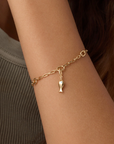 GORJANA FISHERMAN PARKER CHARM GOLD