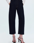 PISTOLA BEAU SEAMED CRESCENT RAW JEAN