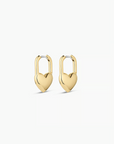 GORJANA GOLD HEART PADLOCK HUGGIES