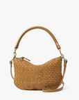 CLARE V WOVEN PETIT MOYEN MESSENGER