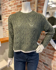 AUTUMN CASHMERE BOXY SHELL STITCH TIPPED CREW