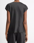 VINCE COWL NECK CAP SLEEVE BLOUSE