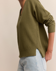 Z SUPPLY ALL AROUND V-NECK SWEATER