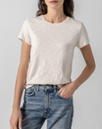 LILLA P S/S BACK SEAM CREW TEE