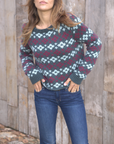 WOODEN SHIPS SHRUNKEN FAIR ISLE CREW CHUNKY