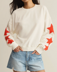 Z SUPPLY STARS FIRST DATE SWEATSHIRT