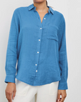 RAILS ELLIS GAUZE BUTTON DOWN