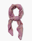 CHAN LUU EMBROIDERED FLORAL BANDANA