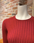 ALASHAN CASHMERE COTTON CASHMERE BLAIR RIB CREW